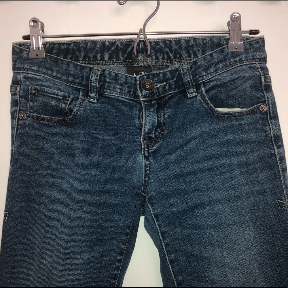 Armani Exchange low rise skinny jeans